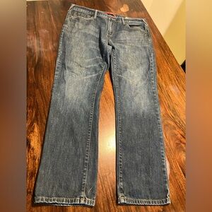 Guess Men's Slim Straight Del Mar Fit washed Jeans 36x32
